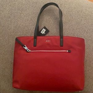 DKNY Gia Tote Red